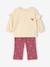 Sweatshirt and leggings set for baby girls raspberry pink - vertbaudet enfant 