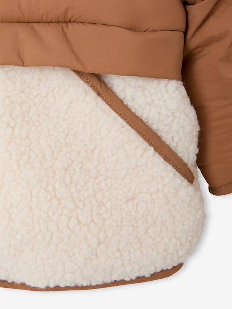 Puffer jacket with hat and mittens for baby boys hazel - vertbaudet enfant 