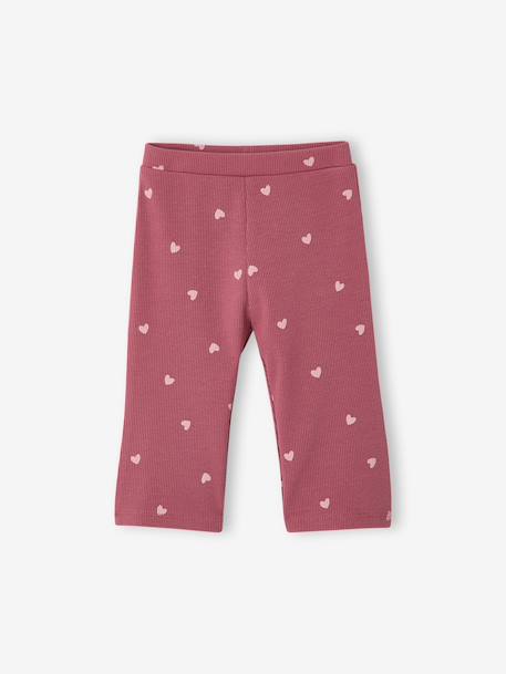 Ensemble sweat et legging évasé bébé fille framboise - vertbaudet enfant 