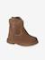 Chaussures premiers pas bébé boots cuir marron - vertbaudet enfant 