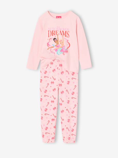 Barbie Christmas pyjamas for girls powder pink - vertbaudet enfant 