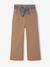 Wide-leg trousers for girls camel+rosy - vertbaudet enfant 