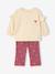 Sweatshirt and leggings set for baby girls raspberry pink - vertbaudet enfant 