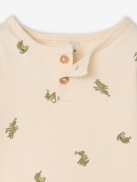 Long-sleeved T-shirt for baby boys vanilla - vertbaudet enfant 