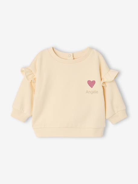 Sweatshirt and leggings set for baby girls raspberry pink - vertbaudet enfant 
