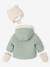 Doudoune bébé fille avec bonnet et moufles vert sauge - vertbaudet enfant 