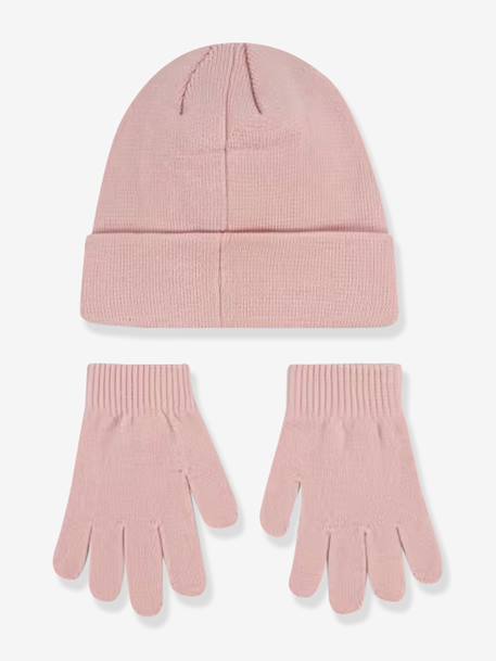 Ensemble bonnet et gants rose - vertbaudet enfant 