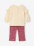 Sweatshirt and leggings set for baby girls raspberry pink - vertbaudet enfant 