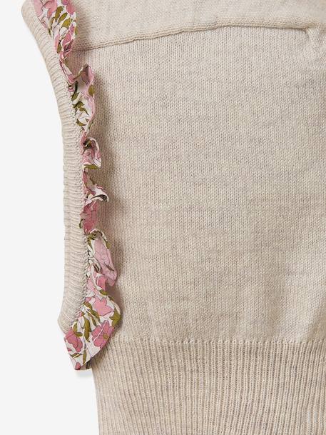 Cagoule à volant rose - vertbaudet enfant 
