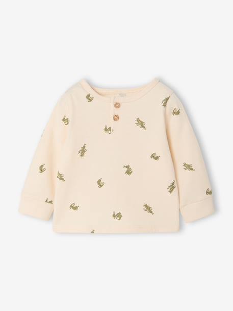 Long-sleeved T-shirt for baby boys vanilla - vertbaudet enfant 