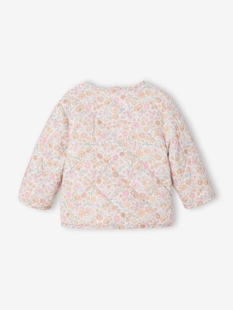 Parka + doudoune fine bébé 3 en 1 olive+rose poudré+vieux rose - vertbaudet enfant 