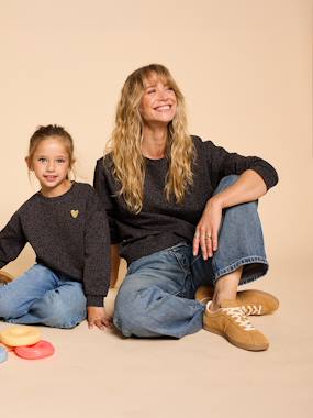 Vêtements de grossesse-Sweat femme léopard capsule mère-fille