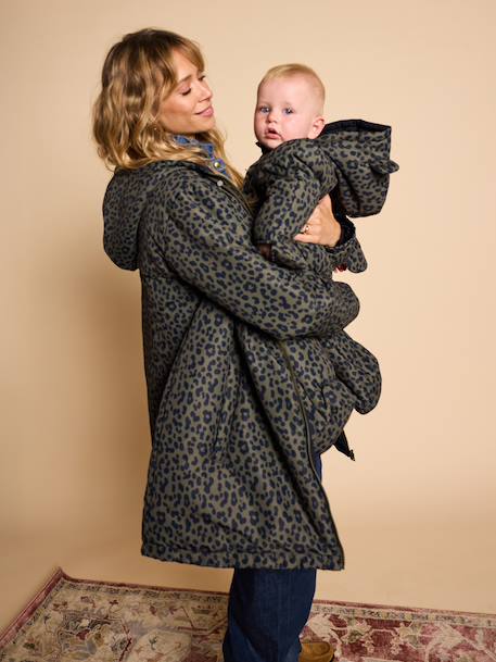 Parka réversible femme Capsule famille kaki - vertbaudet enfant 