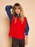 Pull sans manches beige chiné+rouge - vertbaudet enfant 