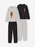 Pack of 2 long-sleeved pyjamas for boys black - vertbaudet enfant 