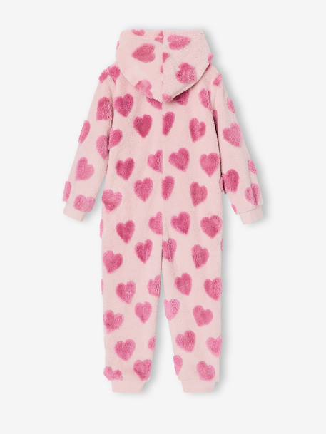 Pyjama jumpsuit for girls sweet pink - vertbaudet enfant 