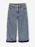 Wide-leg jeans for girls medium blue - vertbaudet enfant 