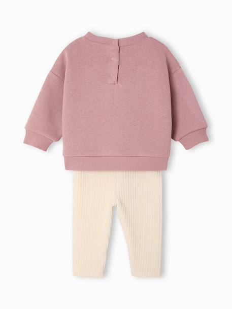 Ensemble bébé fille Bambi mauve - vertbaudet enfant 