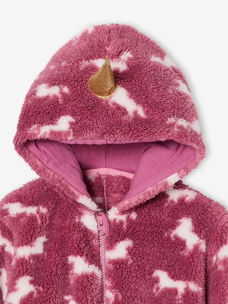 Combinaison pyjama fille licorne mauve - vertbaudet enfant 