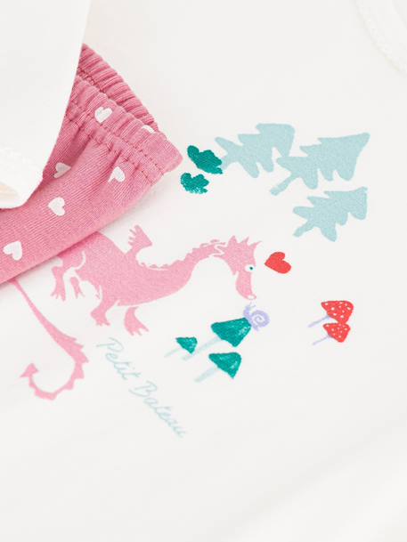 Pyjamas for kids by PETIT BATEAU rose - vertbaudet enfant 