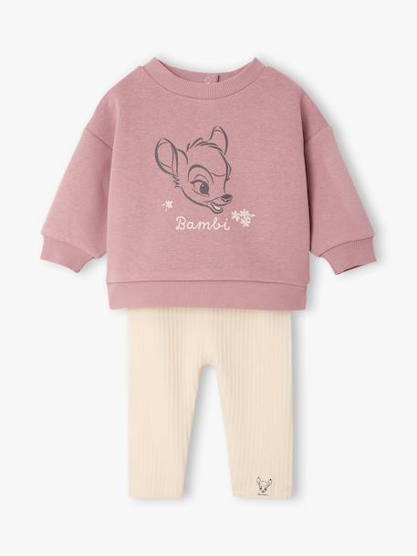 Bambi outfit for baby girls mauve - vertbaudet enfant 