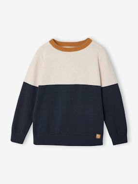 -Customisable crew neck sweatshirt for boys