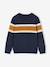 Pull garçon col rond marine - vertbaudet enfant 