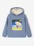 Sweat à capuche garçon bleu moyen - vertbaudet enfant 