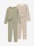 Lot de 2 pyjamas fille vert sauge - vertbaudet enfant 