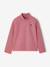 Pack of 3 High Neck Tops for Girls, BASICS dusky pink+mauve - vertbaudet enfant 
