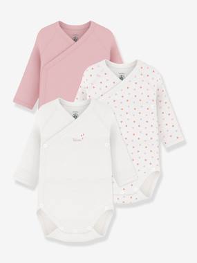 -Lot 3 bodies croisés manches longues