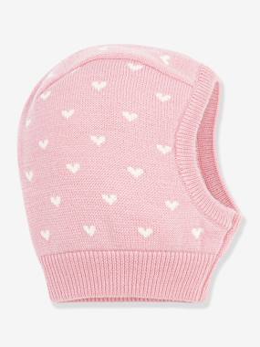 -Baby balaclava with heart print by PETIT BATEAU