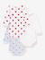 Lot 3 bodies manches longues blanc - vertbaudet enfant 