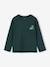 Long-sleeved T-shirt for boys fir green+ocean blue+ochre - vertbaudet enfant 