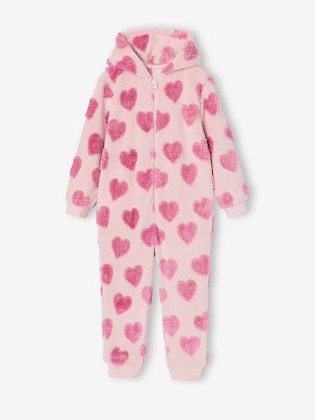 Pyjama jumpsuit for girls sweet pink - vertbaudet enfant 