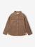 Corduroy long-sleeved shirt for boys taupe - vertbaudet enfant 