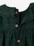Baby dress in gingham flannel green+terracotta - vertbaudet enfant 