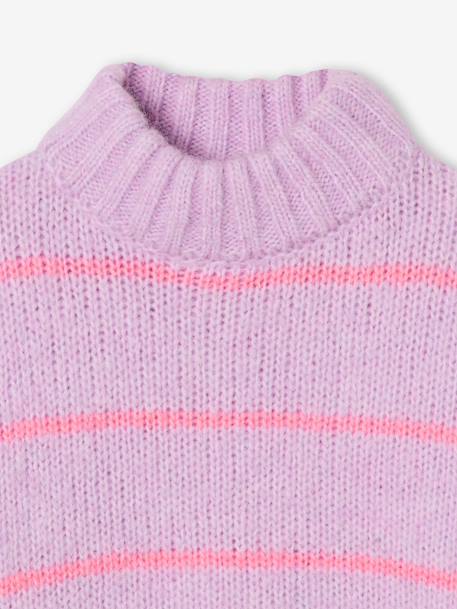 Pull loose fille violet - vertbaudet enfant 
