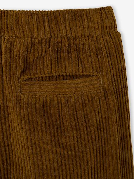 Pantalon large garçon cappuccino+lichen - vertbaudet enfant 
