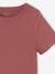 Pack of 2 cropped T-shirts for girls ink blue+old rose - vertbaudet enfant 