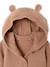 Long-sleeved hooded playsuit for baby boys beige - vertbaudet enfant 