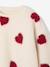 Sweat fille manches longues col rond camel+ecru - vertbaudet enfant 