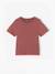 Pack of 2 cropped T-shirts for girls ink blue+old rose - vertbaudet enfant 