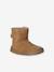 Baby first walking leather boots brown - vertbaudet enfant 