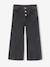 Jean large fille denim noir - vertbaudet enfant 