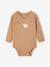 Lot de 2 bodies naissance manches longues cappuccino+rose pâle+vert sauge - vertbaudet enfant 