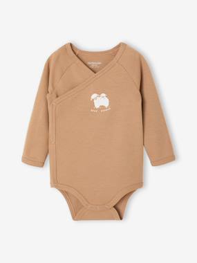 Baby-Pack of 2 long-sleeved newborn bodysuits