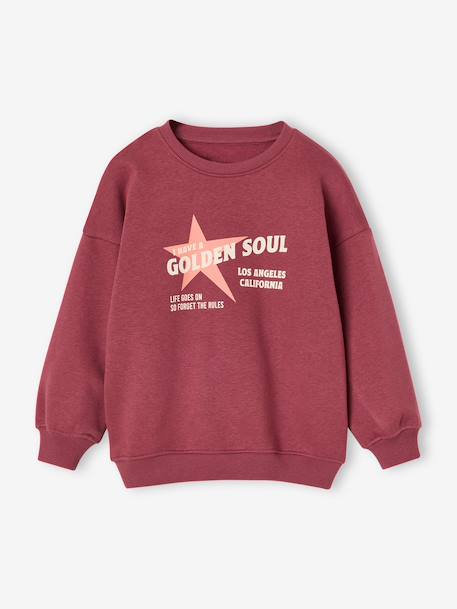 Sweatshirt and leggings set for girls purple clover - vertbaudet enfant 