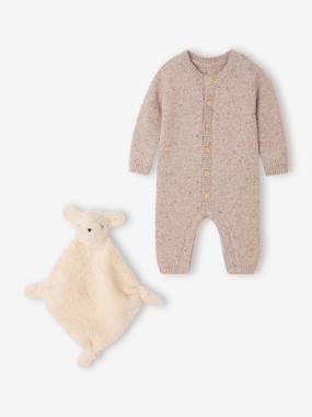 Knit playsuit and comforter set for newborn  - vertbaudet enfant