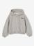 Ensemble jogging fille sweat zippé gris chiné - vertbaudet enfant 
